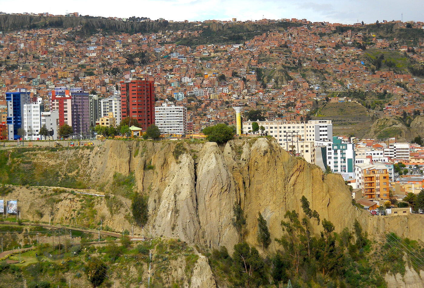 La Paz Bolivia skyline