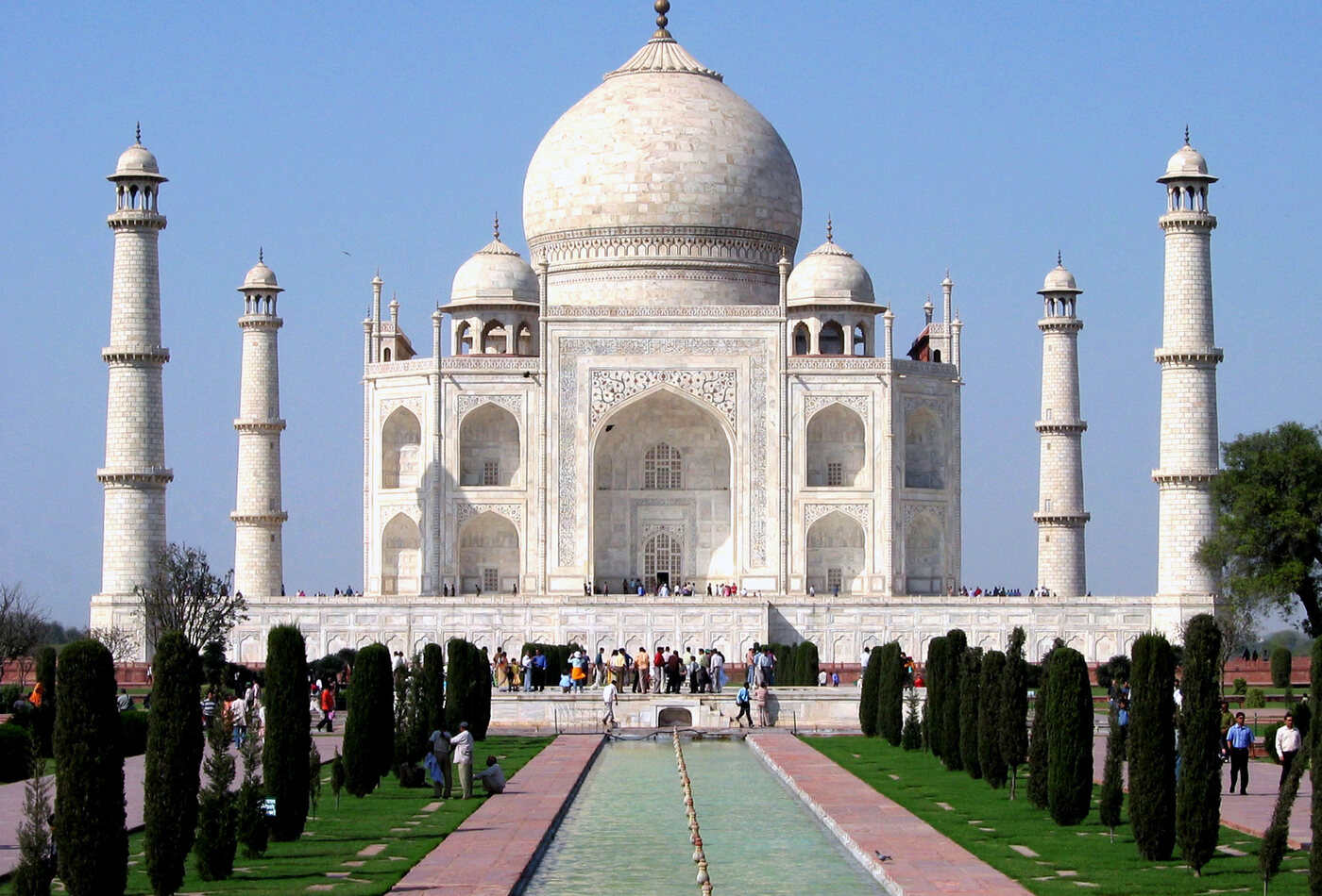 Taj Mahal как India classic route anchor