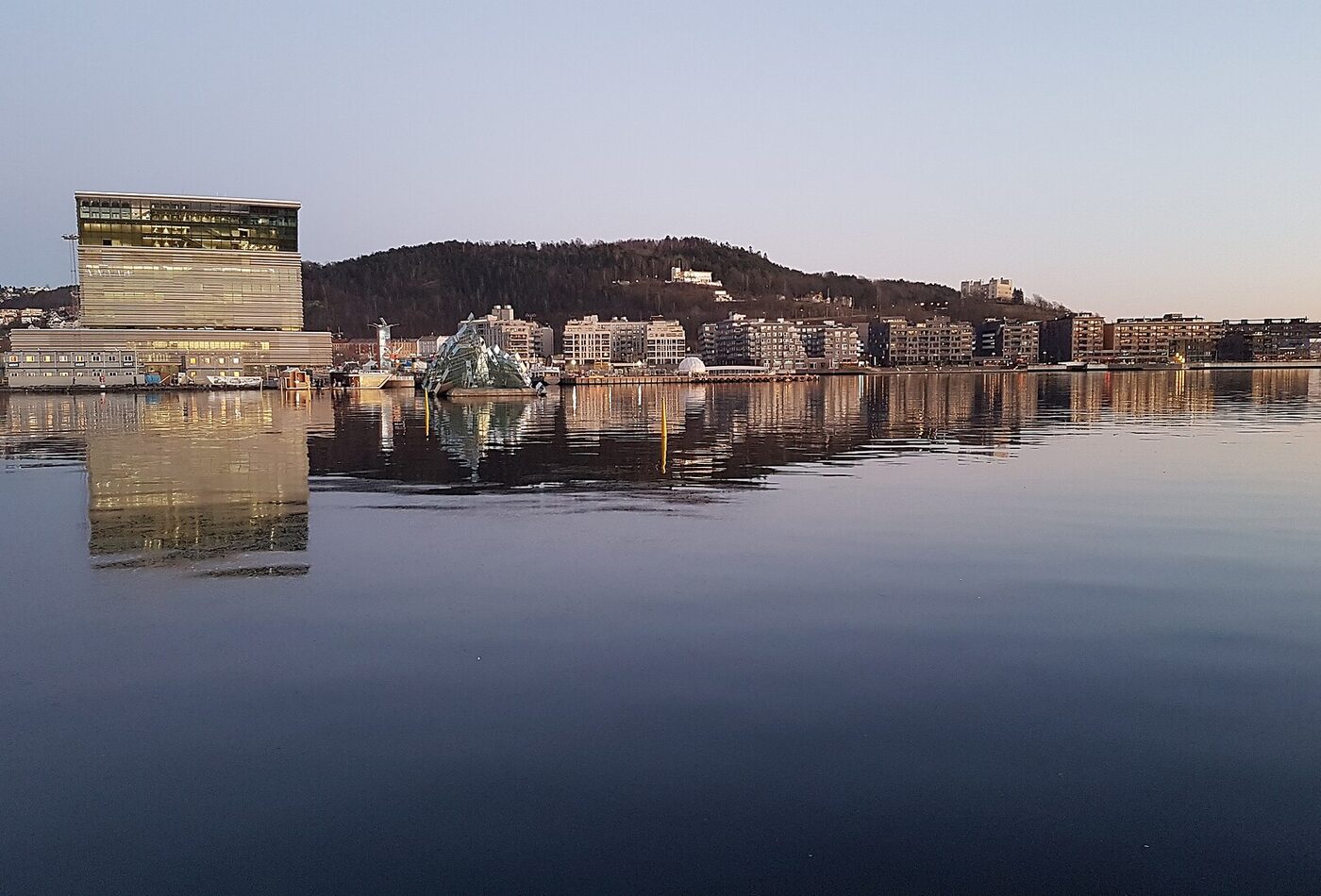 Oslo waterfront и аэропорт entry Norway